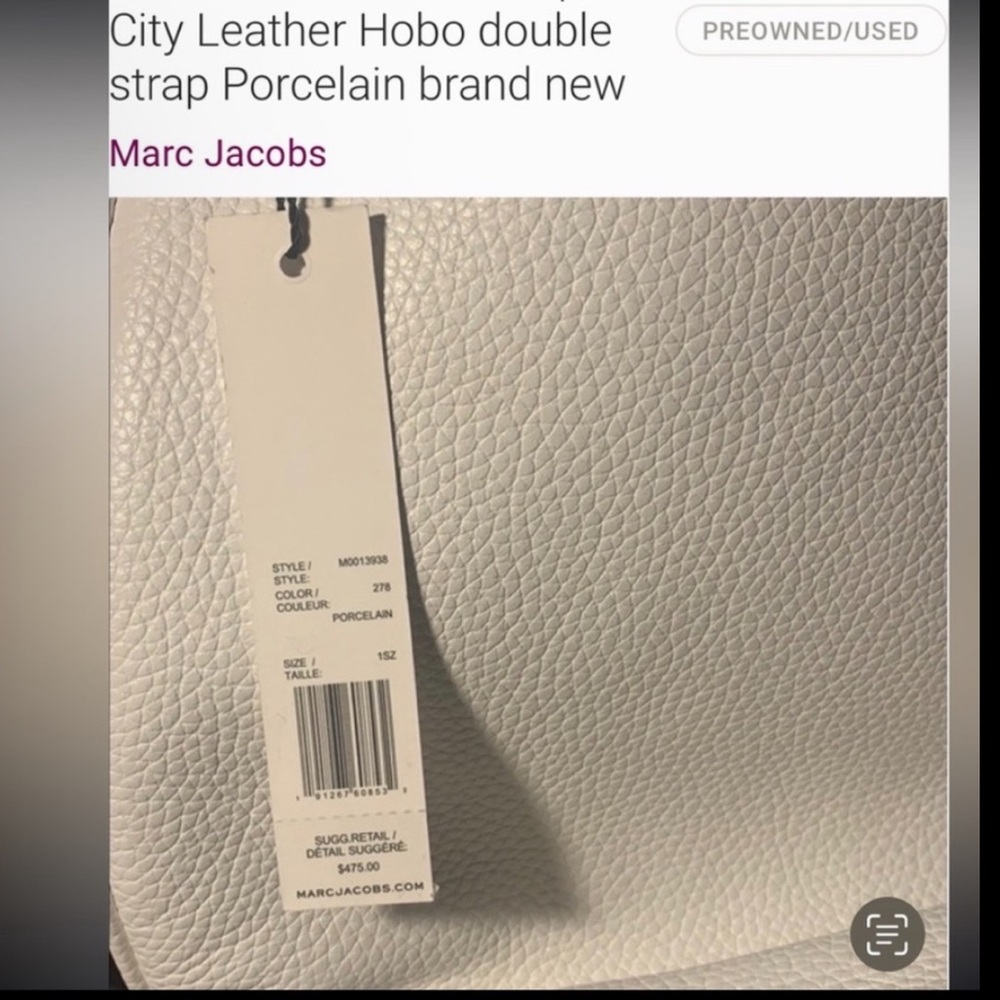 Marc Jacobs Empire City Hobo Double Strap Black Pebble Leather Shoulder Bag - Picture 16 of 16
